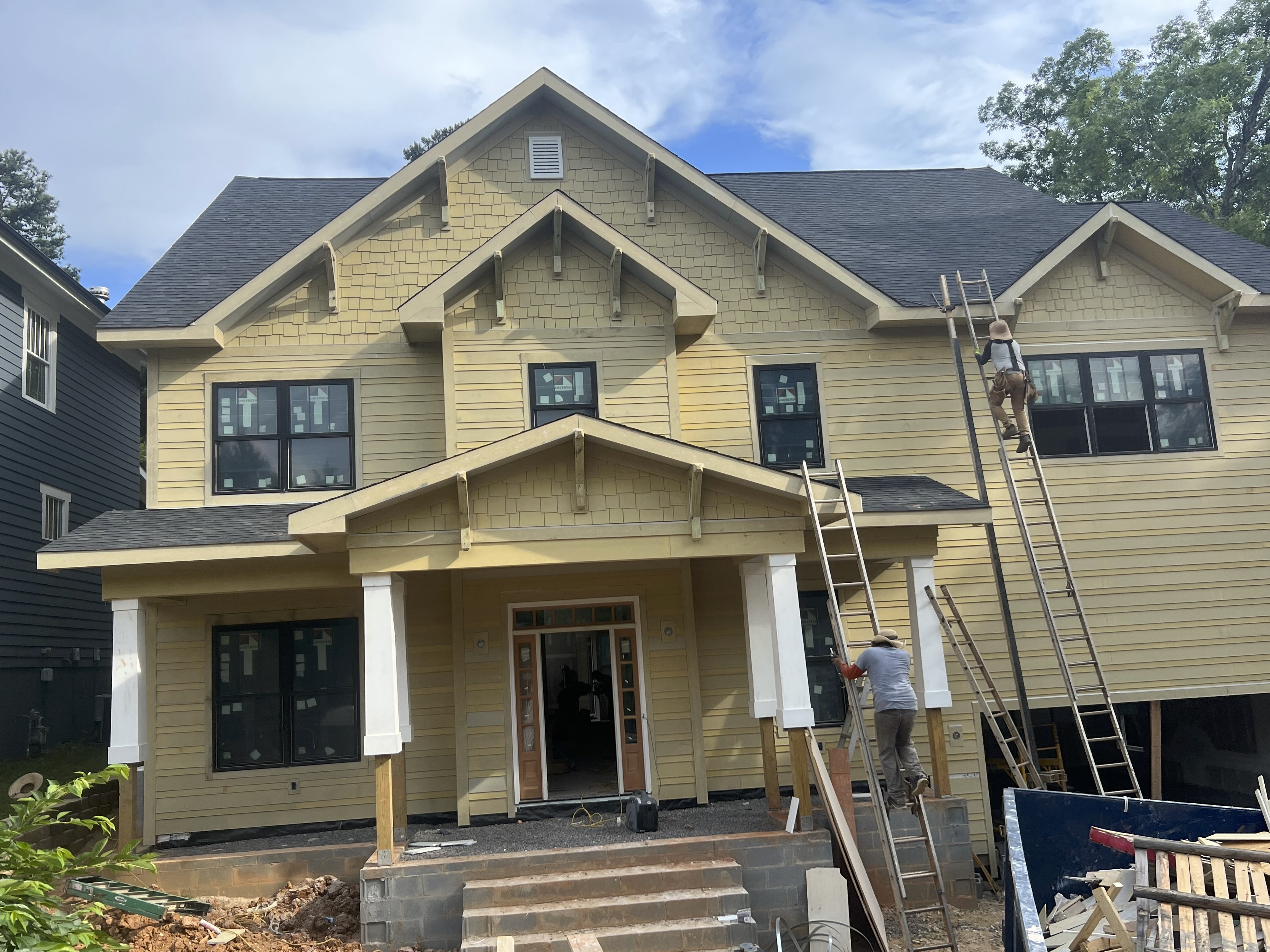 Fiber Cement Siding Finish